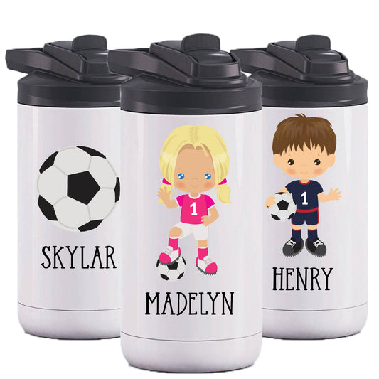 12 oz Kids Soccer Water Bottle