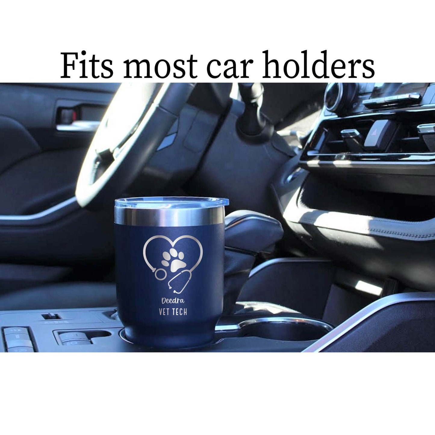 30 oz Personalized Vet Tech Tumbler