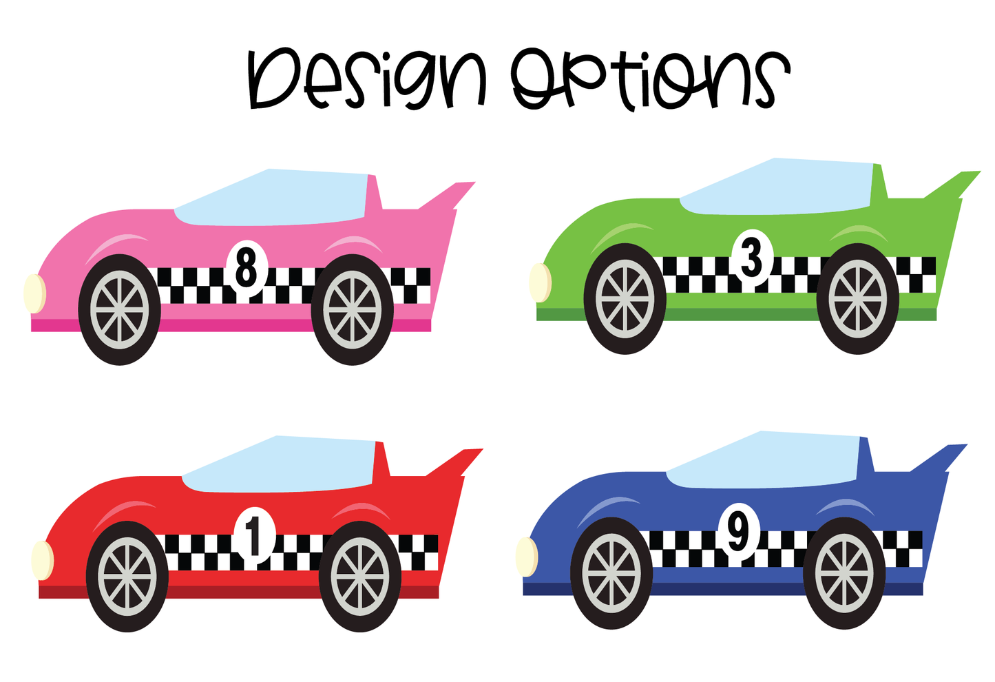 12 oz Kids Racecar Water Bottle