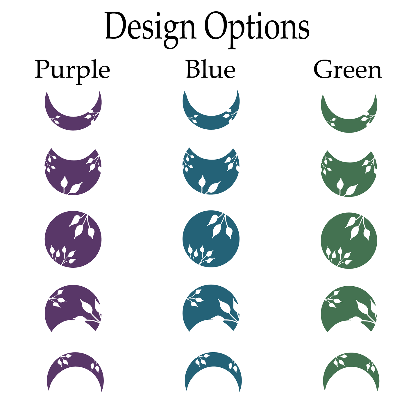 Personalized Colorful Moon Phases Tumbler