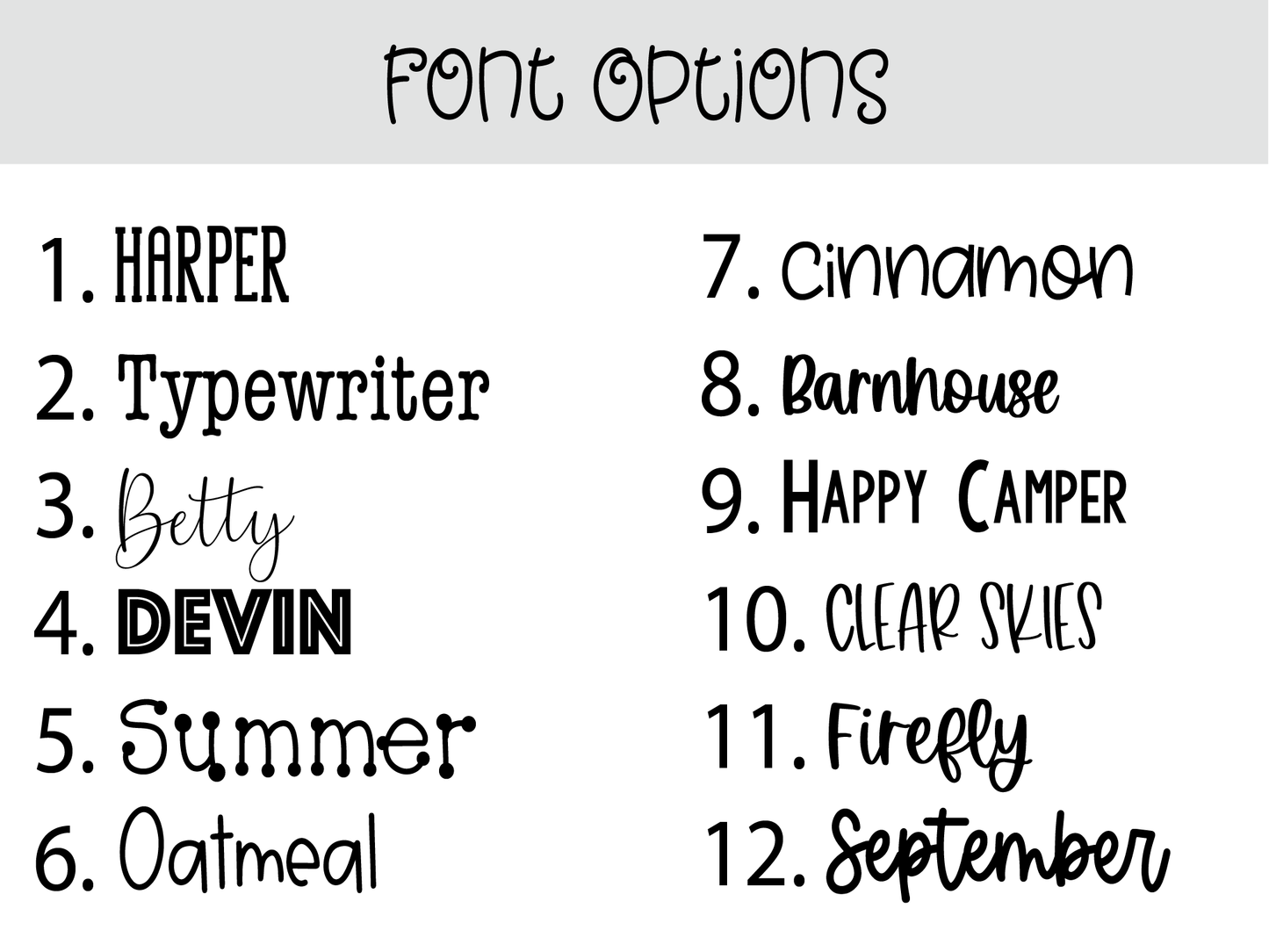 22 oz Personalized Black on Black Text - Vinyl Decal