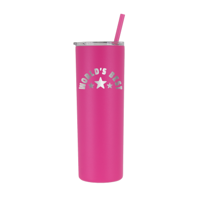 22 oz Personalized "World's Best" Tumbler Laser Engraved