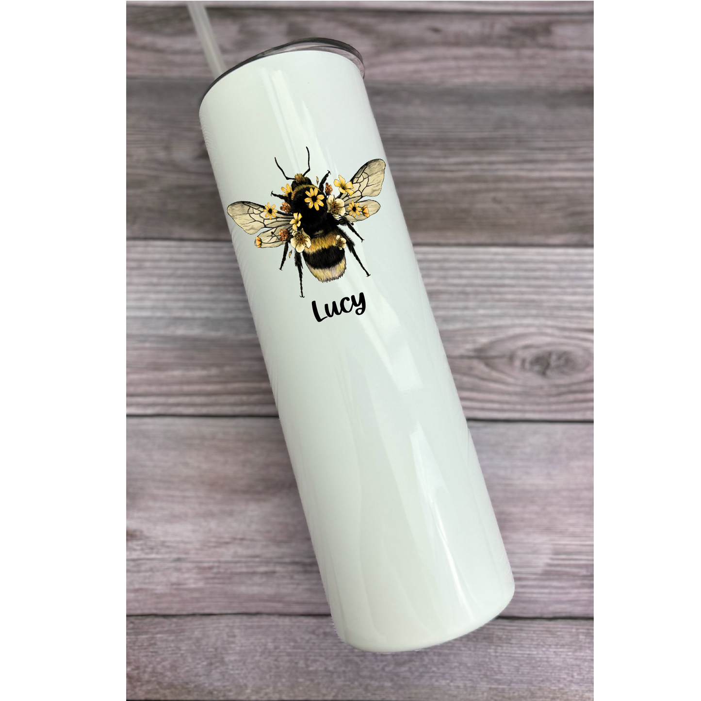 30 oz Personalized Bee Tumbler
