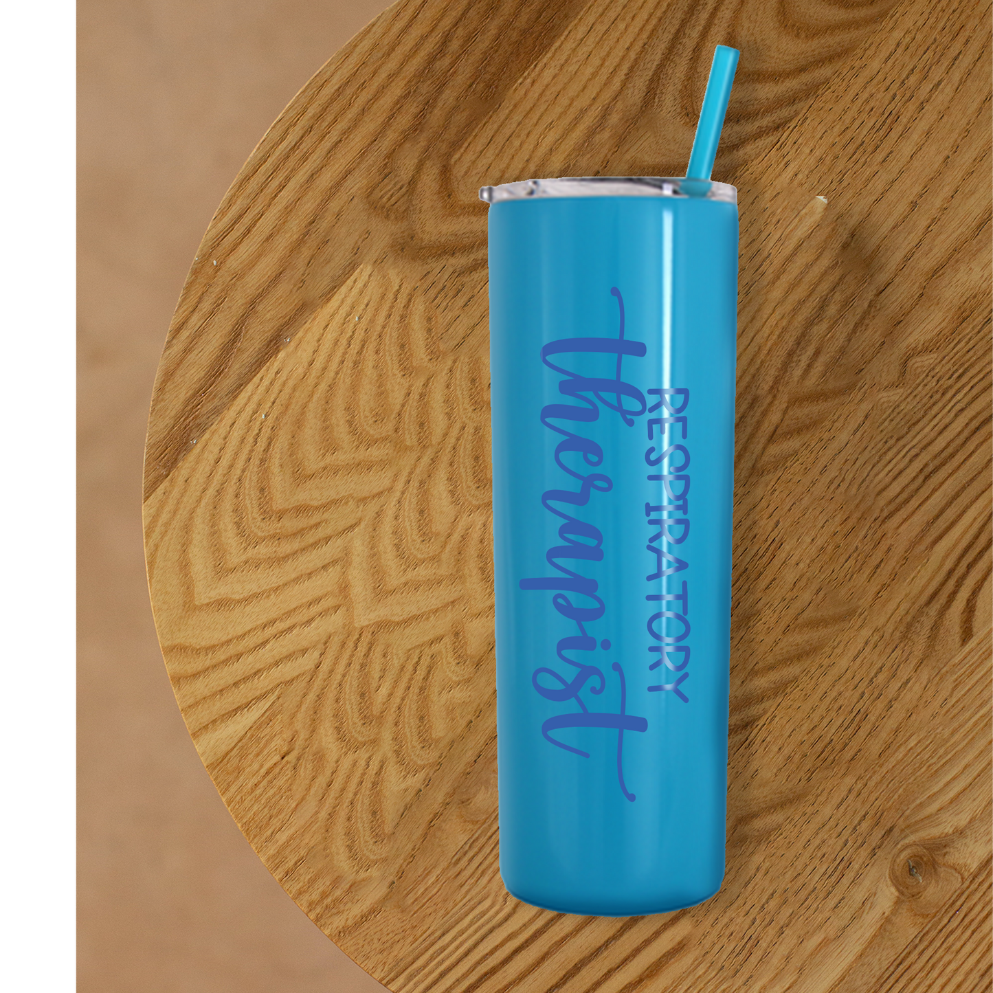 20 oz Personalized Respiratory Therapist Tumbler - Vinyl Decal