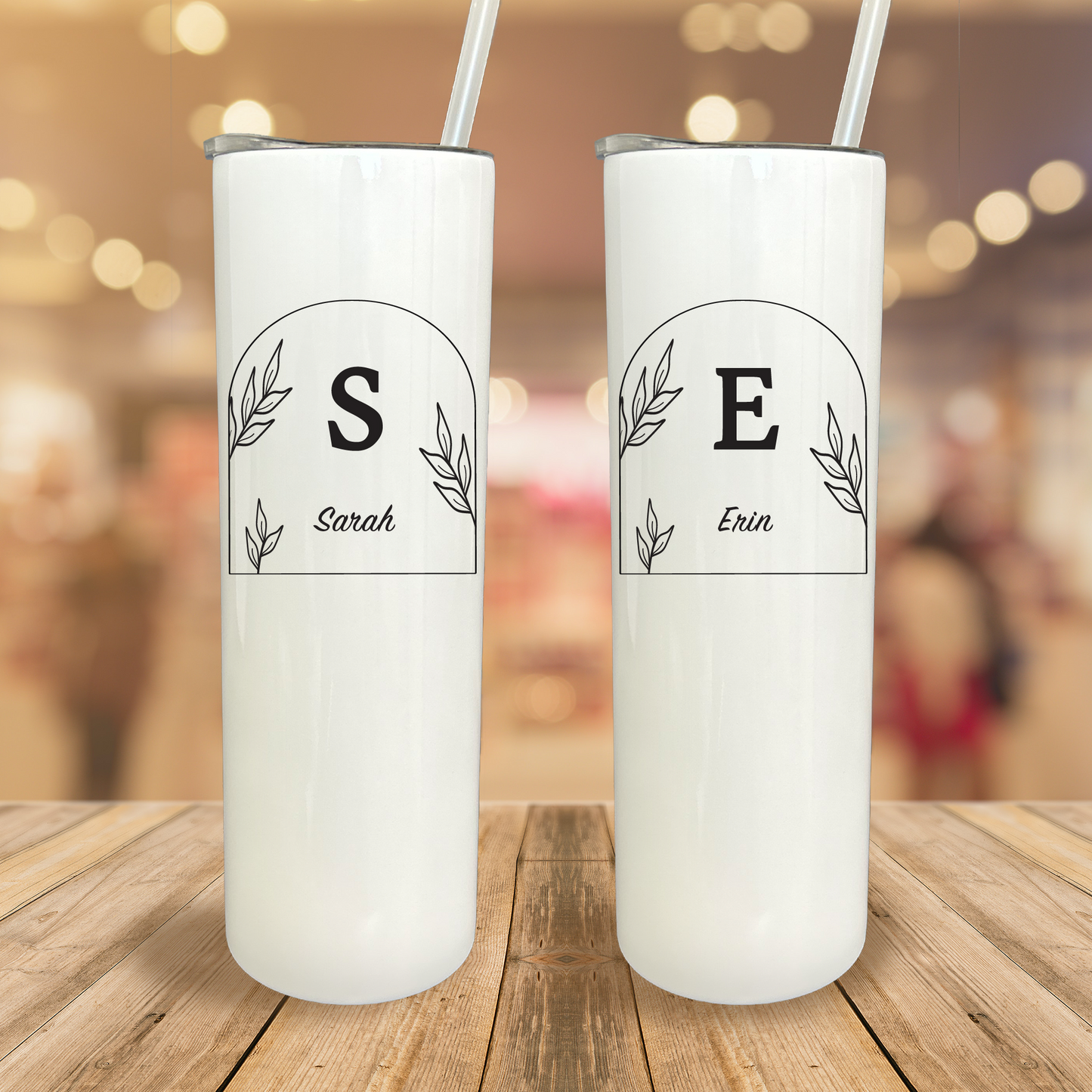 30 oz Personalized Monogram Arch Tumbler