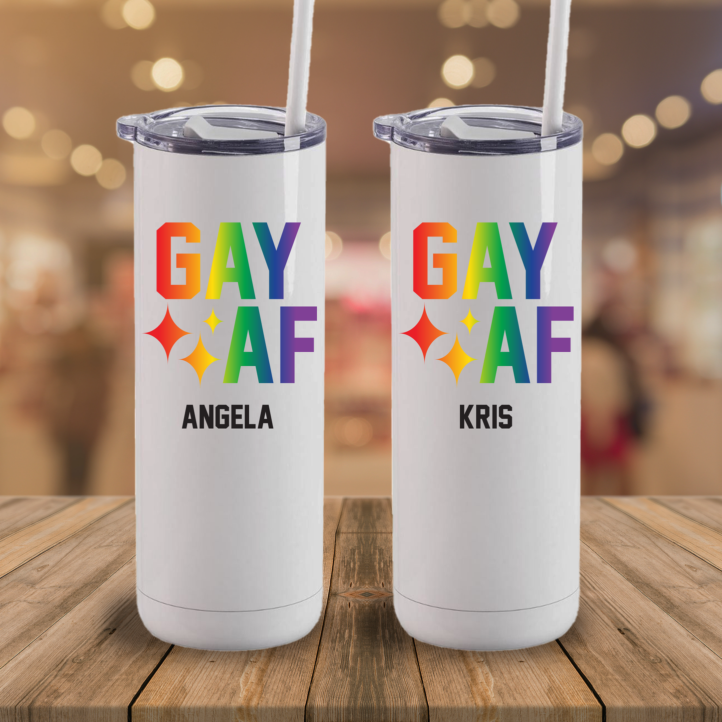 20 oz Maker Personalized "Gay AF" Tumbler