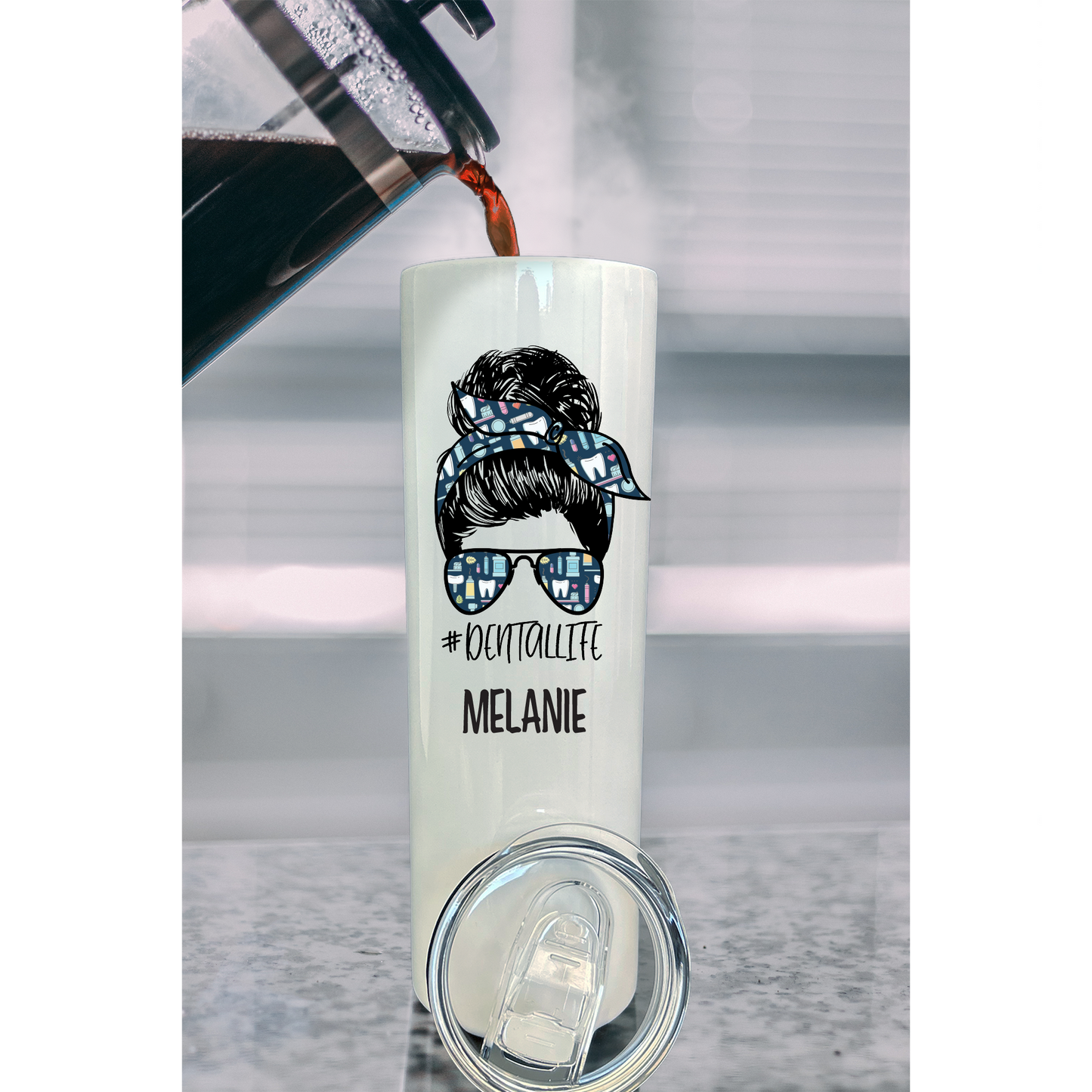 30 oz Personalized Dental Life Tumbler