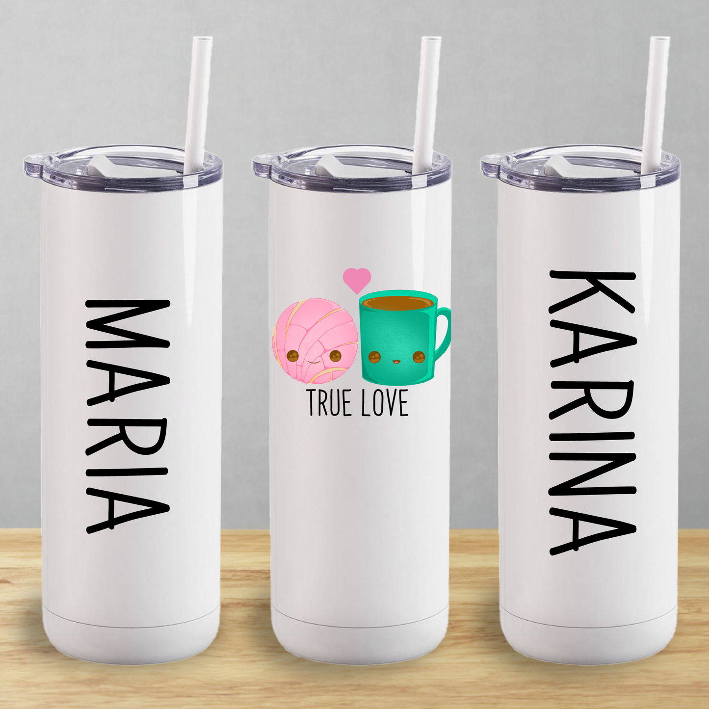 Personalized Concha True Love Tumbler