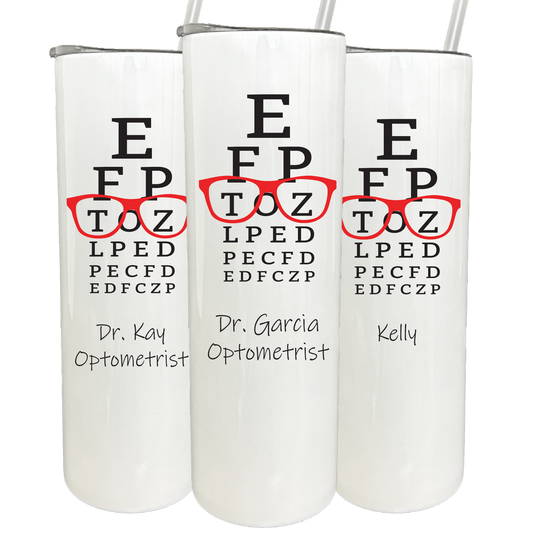30 oz Personalized Optometry Tumbler