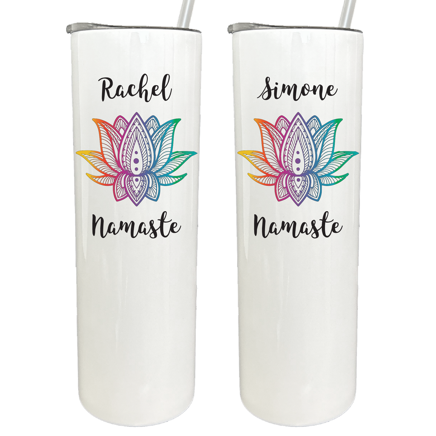 30 oz Personalized Yoga Tumbler