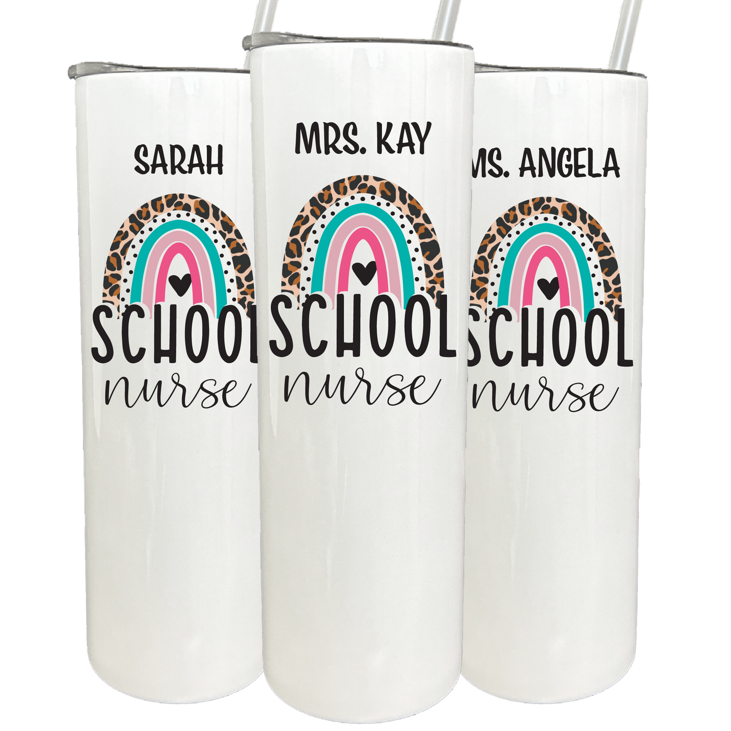 30 oz Personalized School Nurse Tumbler