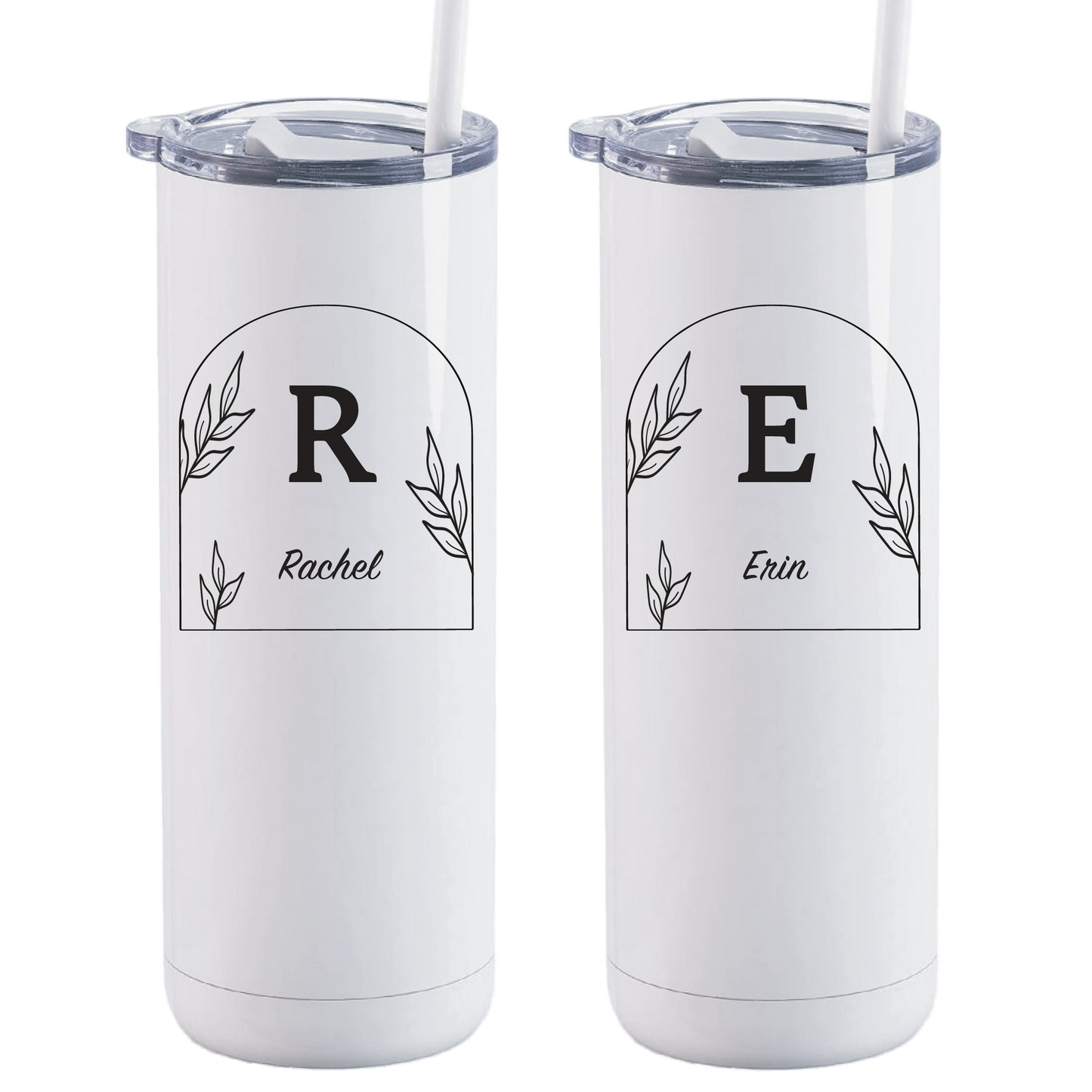 Personalized Monogram Arch Tumbler
