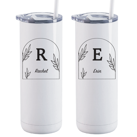 Personalized Monogram Arch Tumbler
