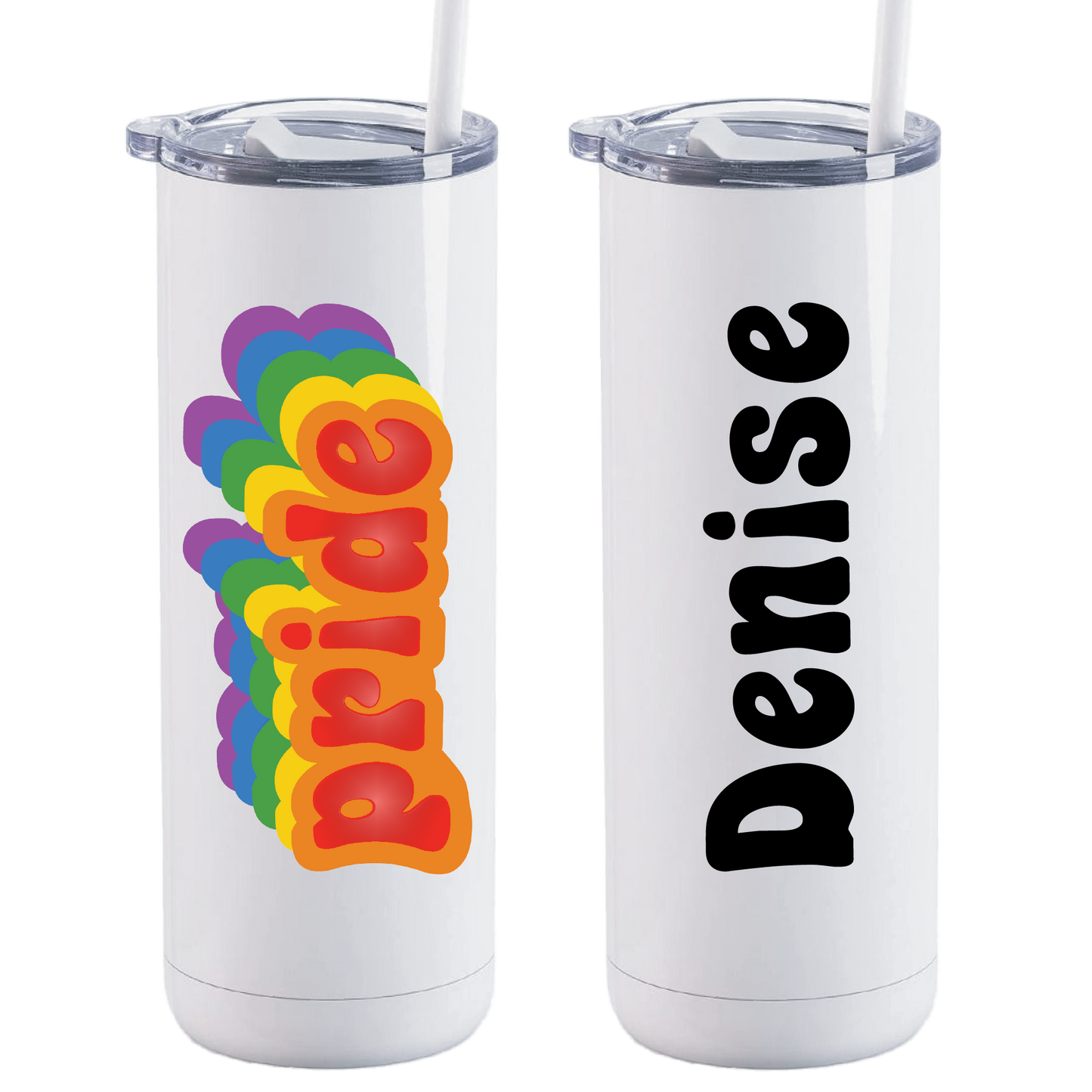 20 oz Maker Personalized Retro Pride Tumbler