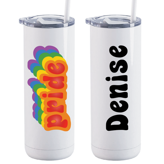 20 oz Maker Personalized Retro Pride Tumbler