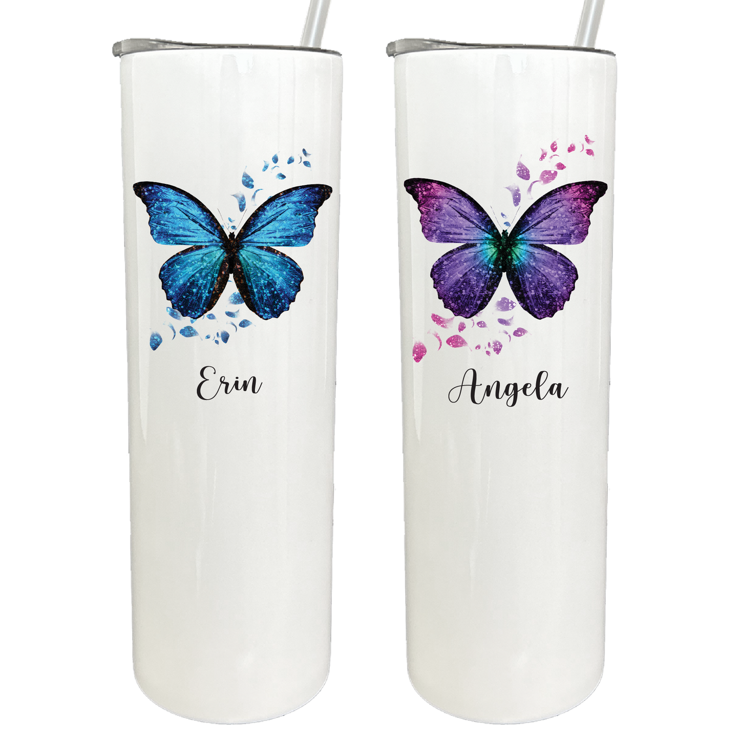 30 oz Personalized Butterfly Tumbler