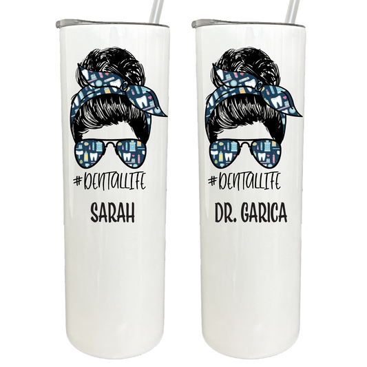 30 oz Personalized Dental Life Tumbler