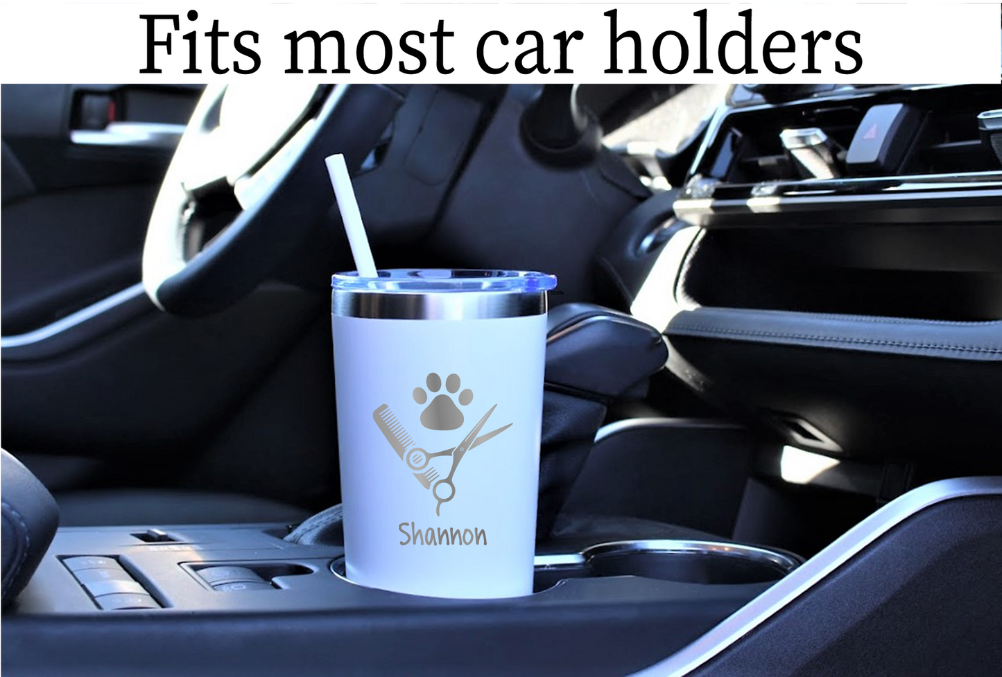 22 oz Personalized Pet Groomer Tumbler Laser Engraved