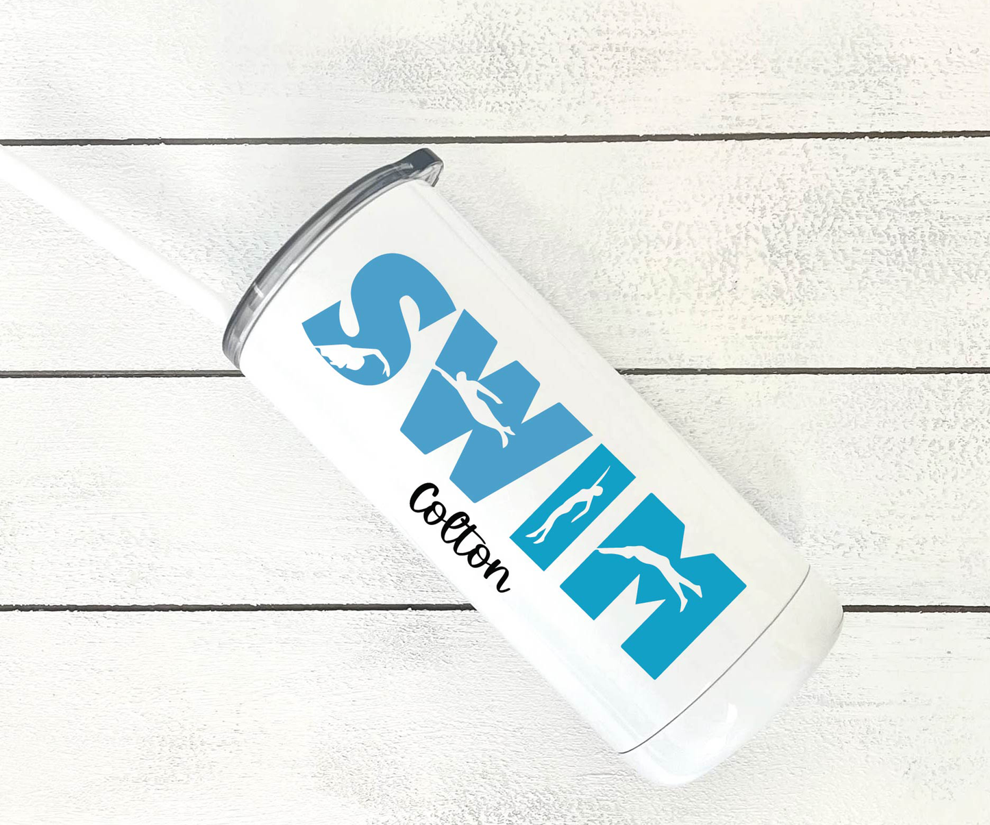 Personalized Swim Team Tumbler