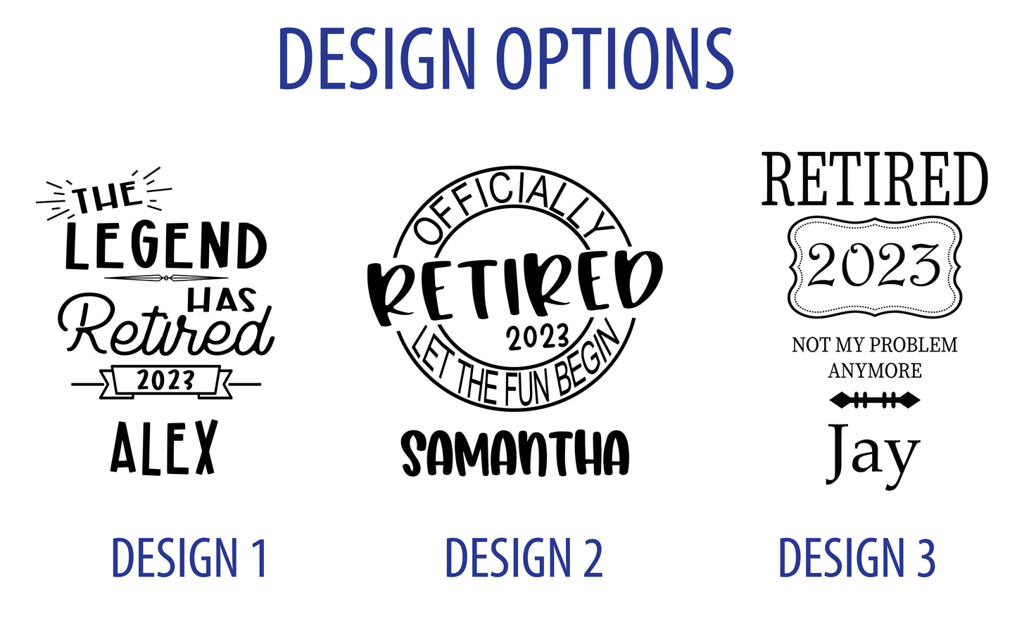 Personalized 2023 Retired "The Legend" Tumbler - Laser Engraved