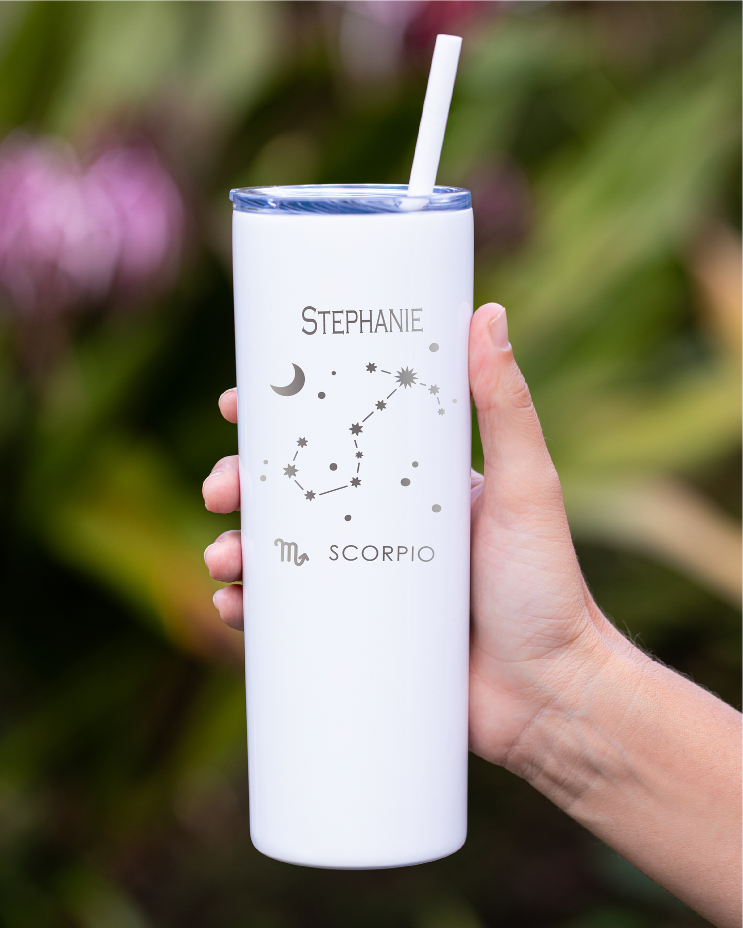 20 oz Personalized Astrology Tumbler - Laser Engraved