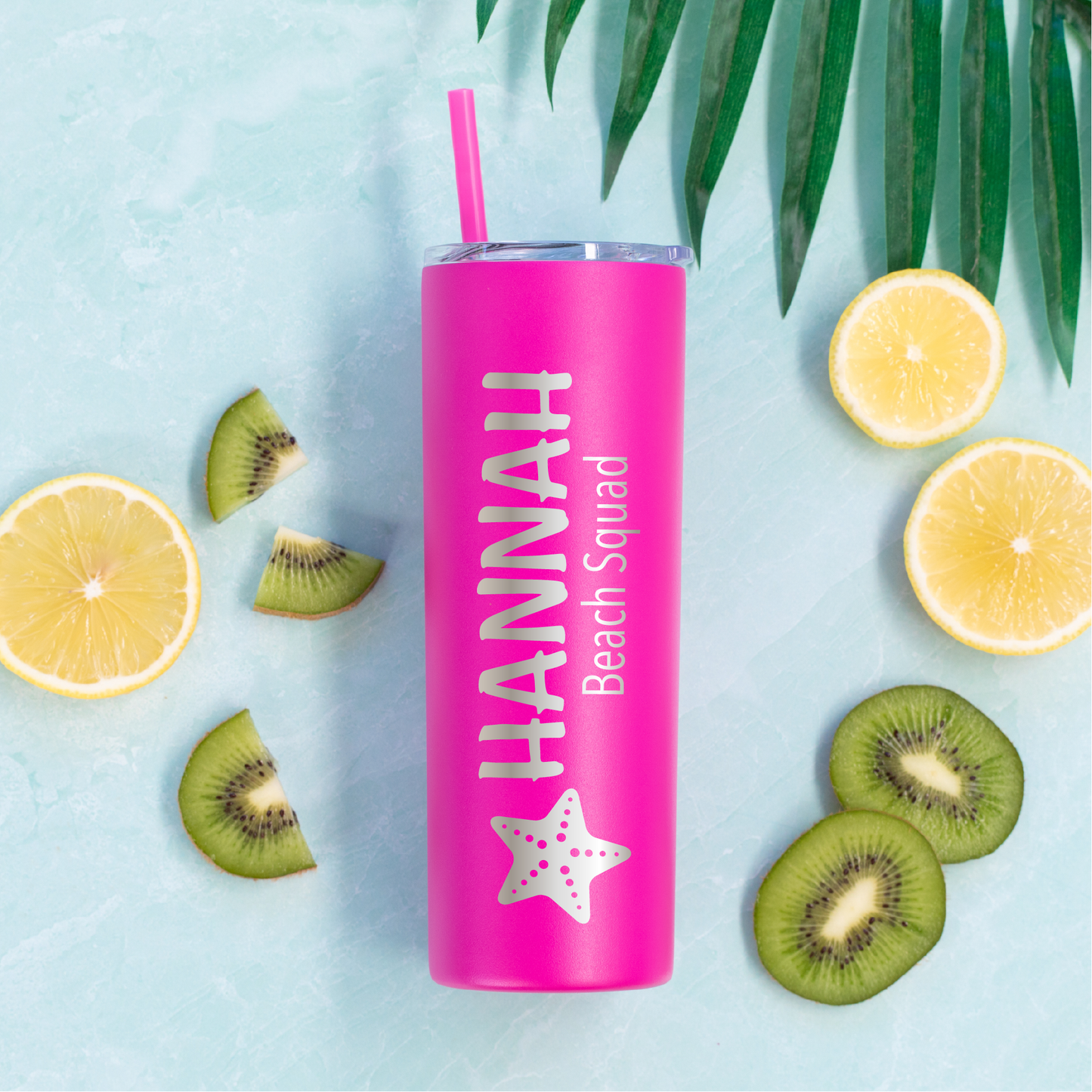 20 oz Personalized Vacation Tumbler - Laser Engraved