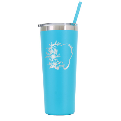 22 oz Personalized Dental Tumbler - Laser Engraved