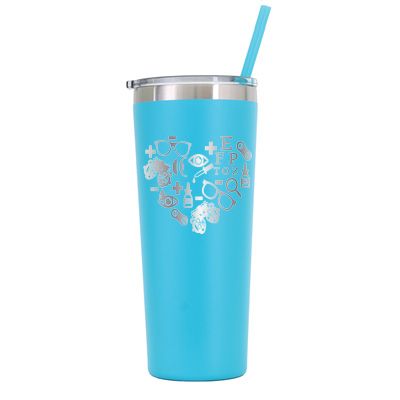 22 oz Personalized Optometry Tumbler - Laser Engraved