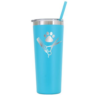 22 oz Personalized Pet Groomer Tumbler Laser Engraved