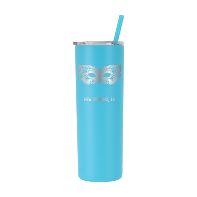 20  oz Personalized New Orleans Tumbler - Laser Engraved