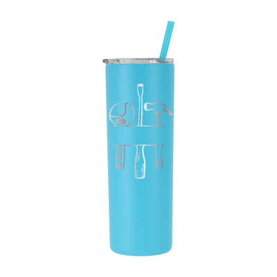 20 oz Personalized Mechanic Tumbler - Laser Engraved