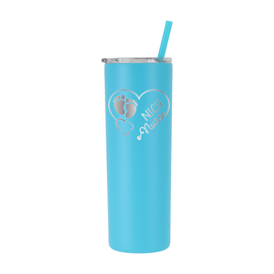20 oz Personalized NICU Nurse Tumbler - Laser Engraved
