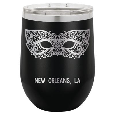 Vaso New Orleans personalizado de 12 oz - grabado con láser