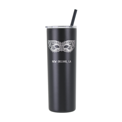 20  oz Personalized New Orleans Tumbler - Laser Engraved
