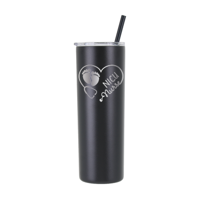 20 oz Personalized NICU Nurse Tumbler - Laser Engraved