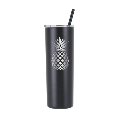 Personalized Pineapple Tumbler - Laser Engraved