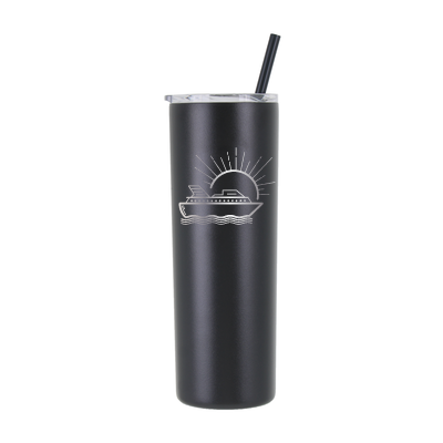 Personalized Cruise Tumbler - Laser Engraved