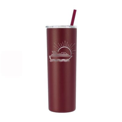 Personalized Cruise Tumbler - Laser Engraved