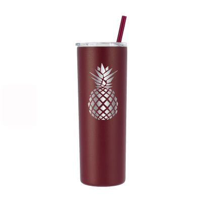 Personalized Pineapple Tumbler - Laser Engraved