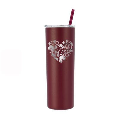 20 oz Personalized Optometry Tumbler - Laser Engraved