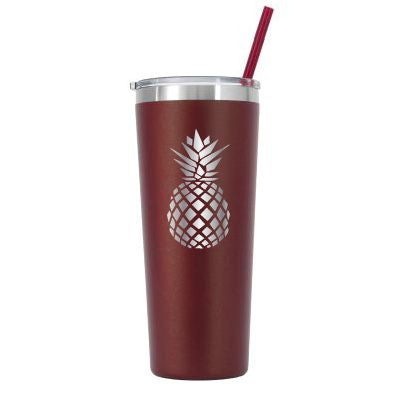 Personalized Pineapple Tumbler - Laser Engraved