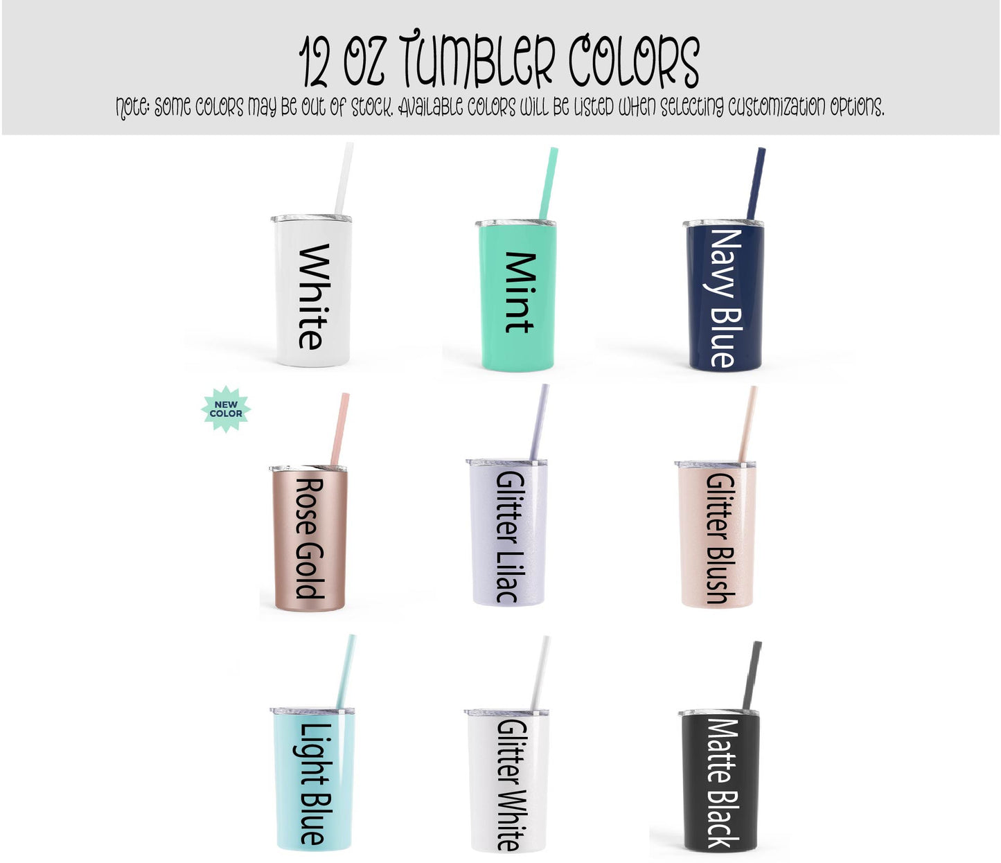 12 oz Personalized Flower Girl Tumbler - Laser Engraved