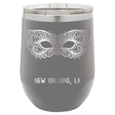 Vaso New Orleans personalizado de 12 oz - grabado con láser