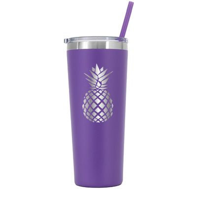 Personalized Pineapple Tumbler - Laser Engraved