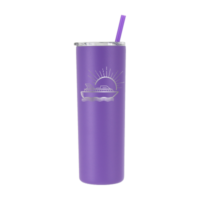 Personalized Cruise Tumbler - Laser Engraved