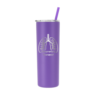 20 oz Personalized Respiratory Therapist Tumbler - Laser Engraved