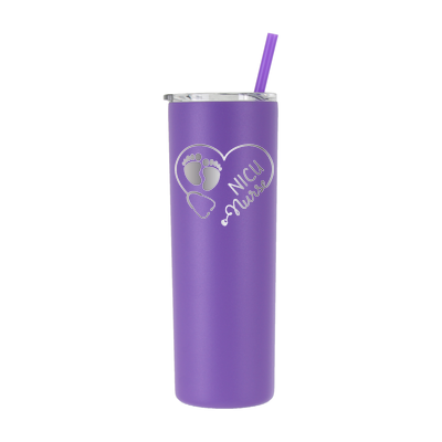 20 oz Personalized NICU Nurse Tumbler - Laser Engraved