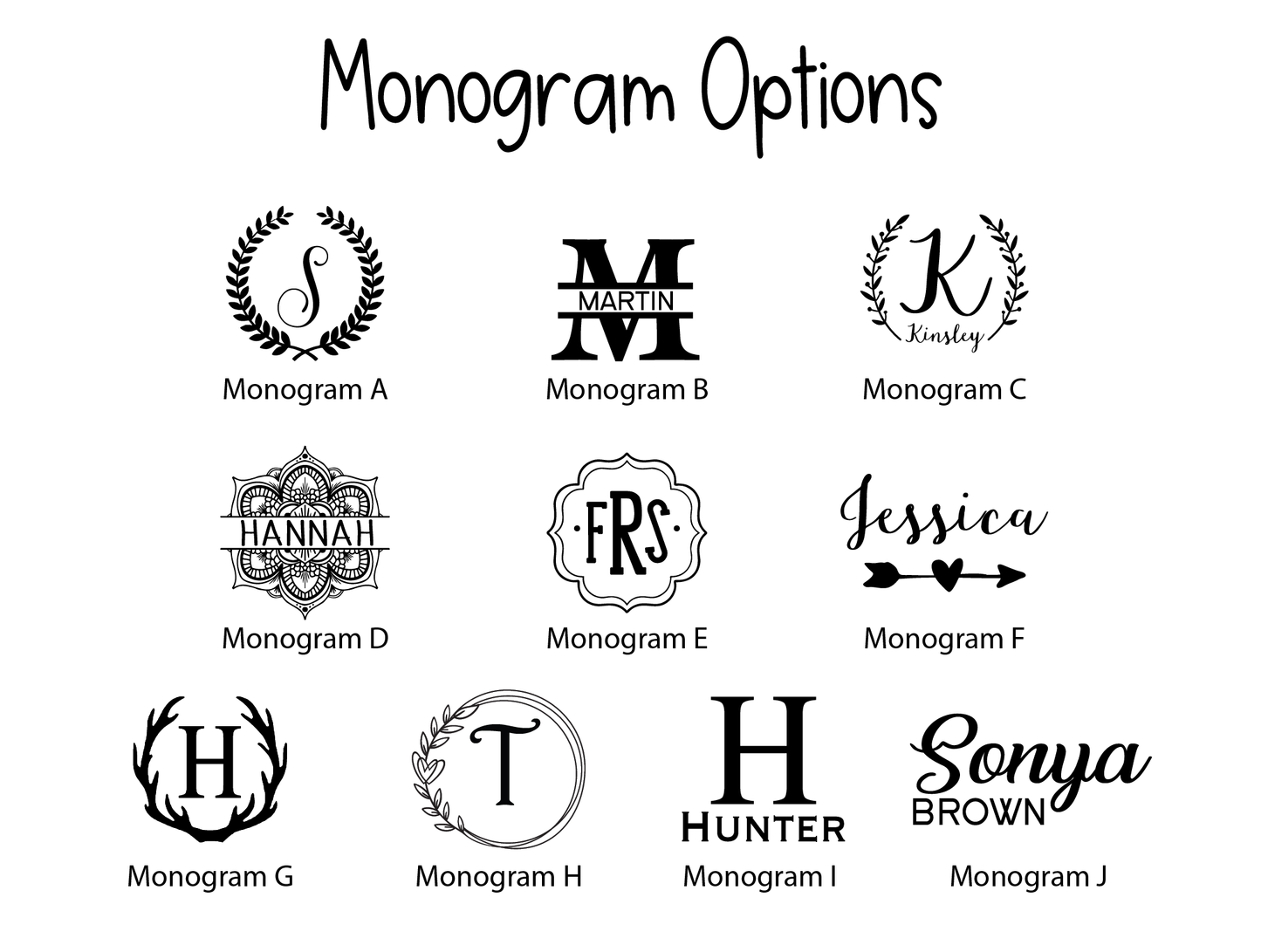 40 oz Personalized Monogram Tumbler - Laser Engraved