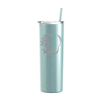 20 oz Personalized Dental Tumbler - Laser Engraved