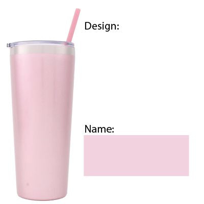 22  oz Personalized Baseball Tumbler - Laser Engraved